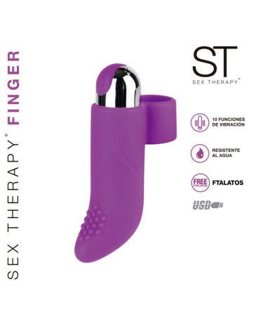 Venta por Mayor y Catalogo Vibrador para dedo Finger vibe recargable Sex Therapy