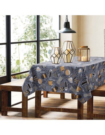 Mantel de Cuerina Estampada - JEAN CARTIER