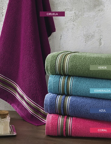 Toalla Algodon de 360 grs/m2 Extra Suave 41 x 70 cm FANTASIA