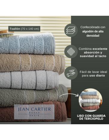 Toallon Velvet 100% Algodon 400 grs - JEAN CARTIER