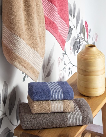 Toalla Lisa con Guarda Ratier en Contraste | Línea Luke 450 grs/m² JEAN CARTIER