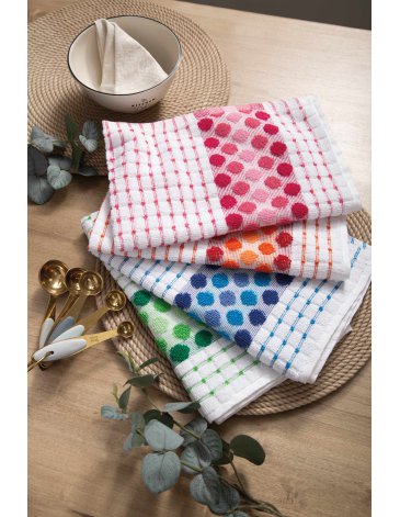Repasador Dots Jacquard 100% Algodon JEAN CARTIER