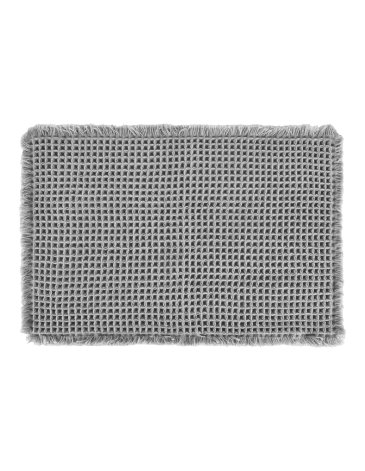 Alfombra de baño con flecos y antideslizante en el reverso - JEAN CARTIER