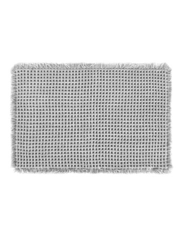 Alfombra de baño con flecos y antideslizante en el reverso - JEAN CARTIER