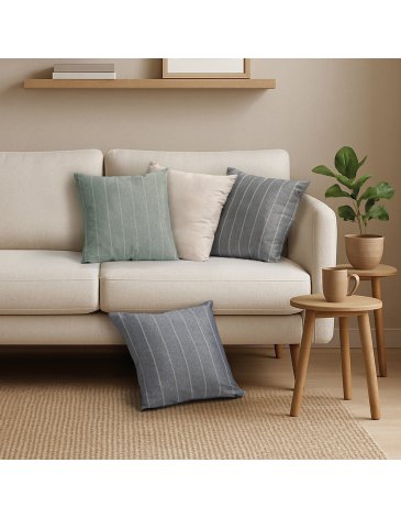 Funda de Almohadón Tejido Hilado Premium JEAN CARTIER