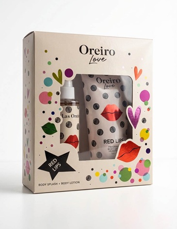 Pack las oreiro RED LIPS body 100 ml + lotion 160grs LAS OREIRO LOVE