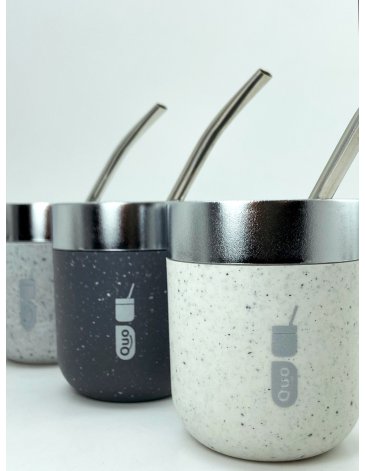 Matermico Aro Cromado c/packaging y bombilla LINEA STONE - QUO