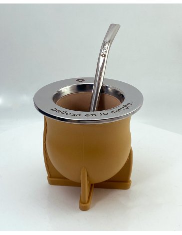 Mate con bombilla grabada - QUO