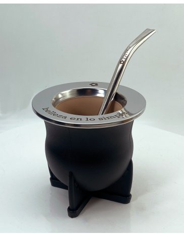 Mate con bombilla grabada - QUO