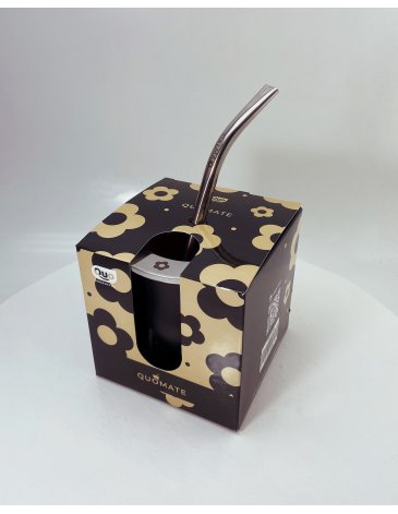 Mate con bombilla grabada - QUO