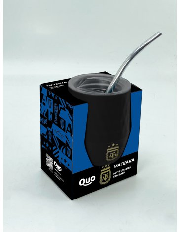Mate Afa y bombilla  ARGENTINA MUNDIAL - QUO