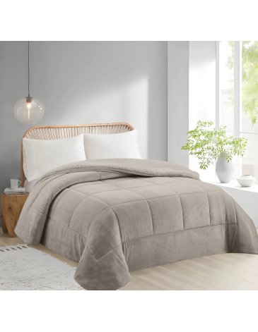 Edredon Flanel King - AMARELO