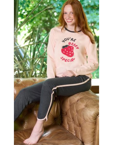 Venta por Mayor y Catalogo Pijama dama T1/4 MARIENE