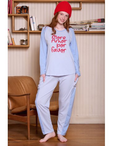 Venta por Mayor y Catalogo Pijama dama T1/4 MARIENE
