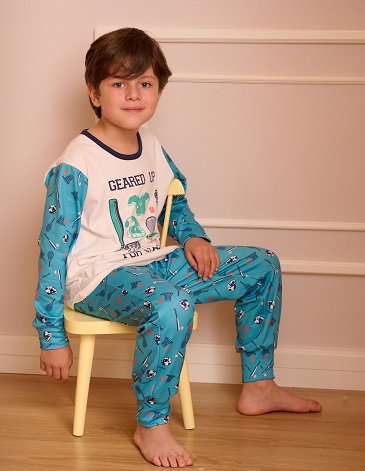 Pijama Geared Up T: 4 al  8 - MARIENE