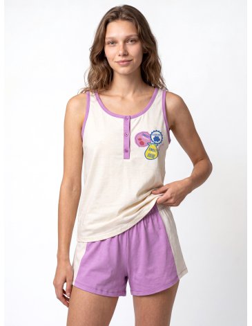 PIJAMA SWEET FRUITS T1/4 - MARIENE