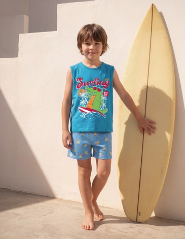 PIJAMA CROCO FUN T4/16 MARIENE