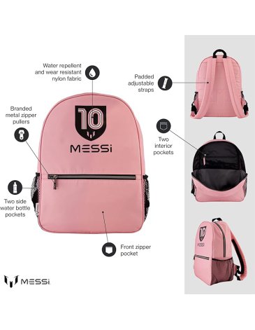 Mochila PINK 17'' - MESSI COLLECTIONS
