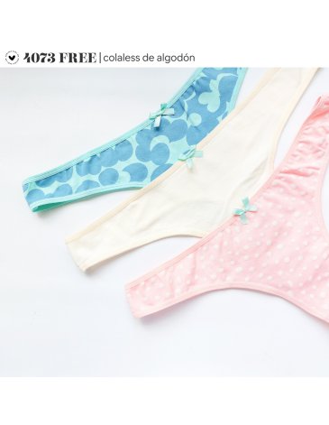 Colaless alg y lycra especial Pack x3 VINTAGE