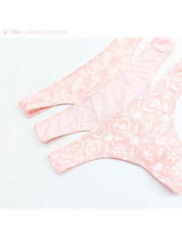 Colaless microfibra Pack x3 VINTAGE