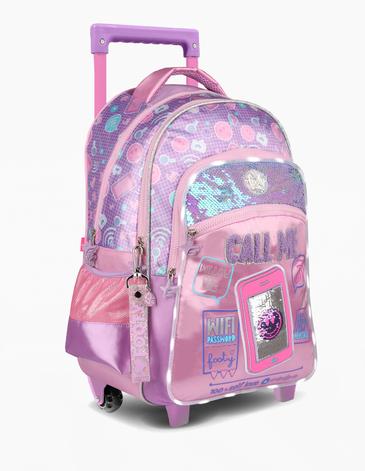 Mochila Carro Con Luz Led 18 