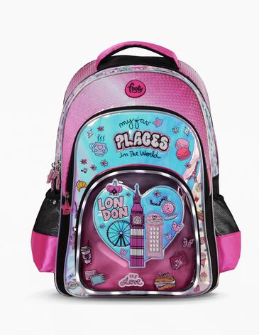 Mochila Espalda 18'' Pulgadas con luz led - FOOTY