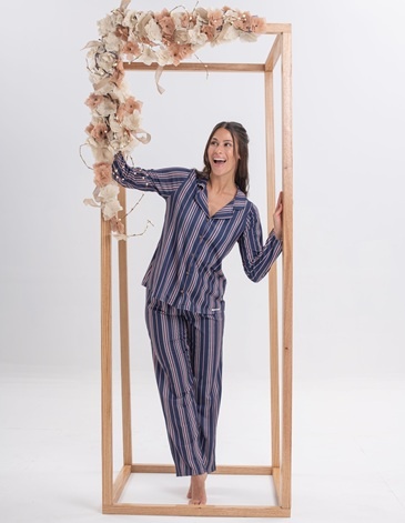 Pijama Camisero Rayado SICILIA T1/5 DOLCISIMA