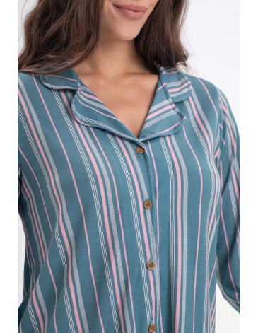 Pijama Camisero Rayado SICILIA T1/5 - DOLCISIMA