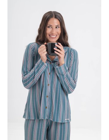 Pijama Camisero Rayado SICILIA T1/5 - DOLCISIMA