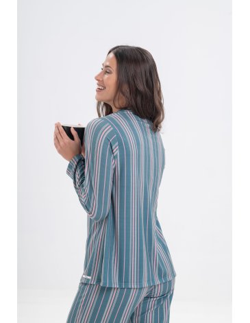 Pijama Camisero Rayado SICILIA T1/5 - DOLCISIMA