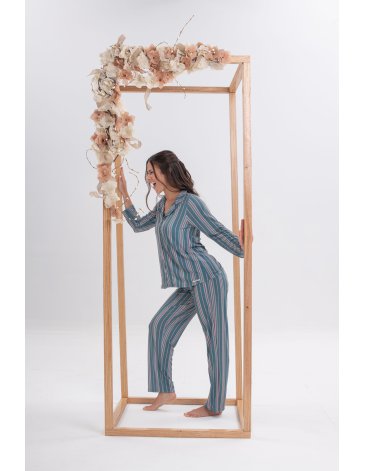 Pijama Camisero Rayado SICILIA T1/5 - DOLCISIMA