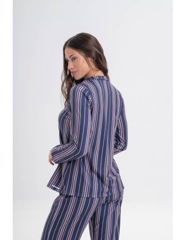 Pijama Camisero Rayado SICILIA T1/5 - DOLCISIMA