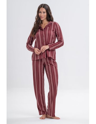 Pijama Camisero Rayado SICILIA T1/5 - DOLCISIMA