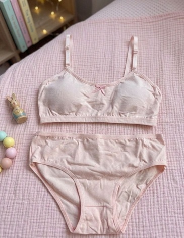 CONJUNTO NENA LISO ALGODON Y LYCRA T8/14 MAREY