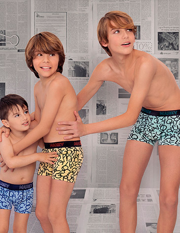 Boxer de niño alg y lycra T2/16 MAREY