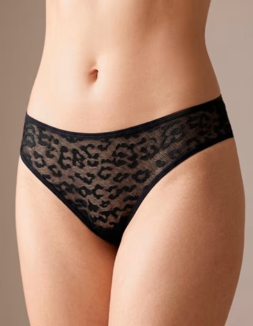 Culotteless encaje animal print Pack x3 MARCELA KOURY