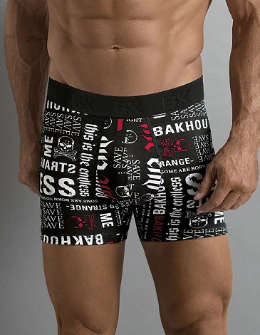 Boxer alg y lycra estampado TS/XL BAKHOU