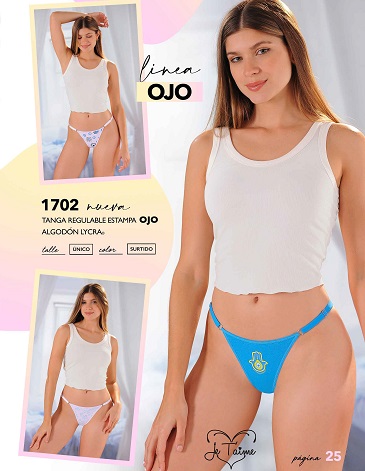 Colaless regulable alg y lycra POJO Pack x3 JE TAIME