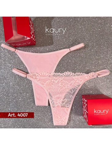 Colaless regulable rosa alg y puntilla Pack x2 KAURY