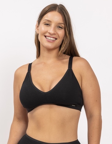 Corpiño Triangulo Taza Doble Premoldeada algodon y lycra -MILANO- Plus Size t95/120 DOLCISIMA