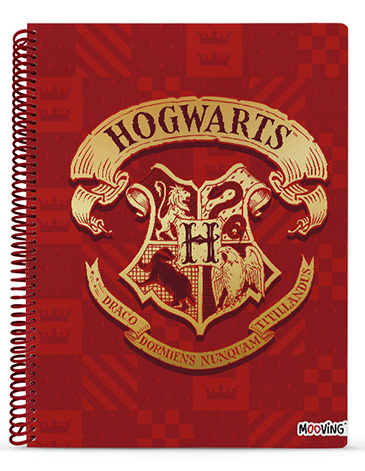 Cuaderno Universitario Cuadriculado Harry Potter 80 hjs  MOOVING