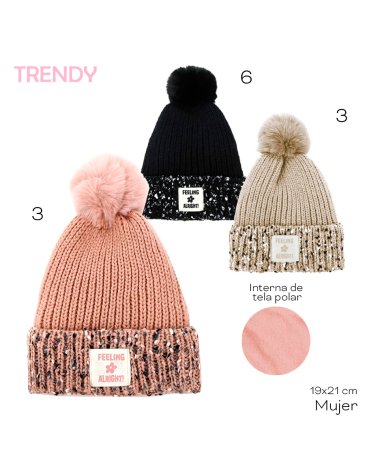 Venta por Mayor y Catalogo Gorro TRENDY
