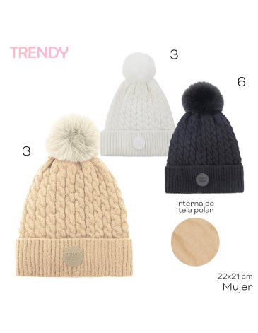 Venta por Mayor y Catalogo Gorro TRENDY
