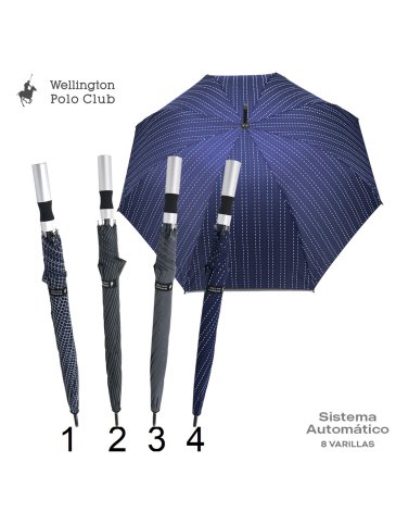 Venta por Mayor y Catalogo Paraguas WELLINGTON POLO CLUB