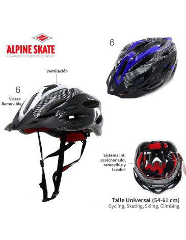 Casco Bicicleta ALPINE SKATE