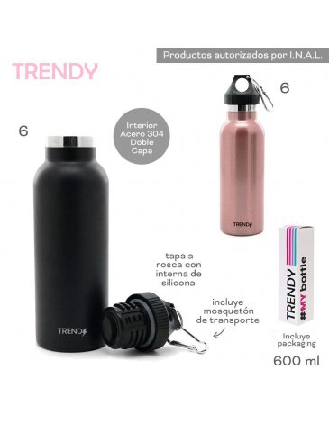 Botella termica Trendy TRENDY