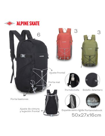 Mochila 18'' - ALPINE SKATE