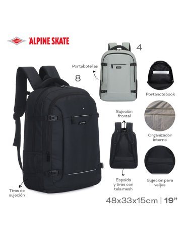 Mochila Portantbk 19 Pulgadas - ALPINE SKATE