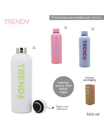 Botella Termica 500 ML TRENDY