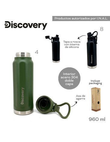 Botella Termica 960 ML DISCOVERY